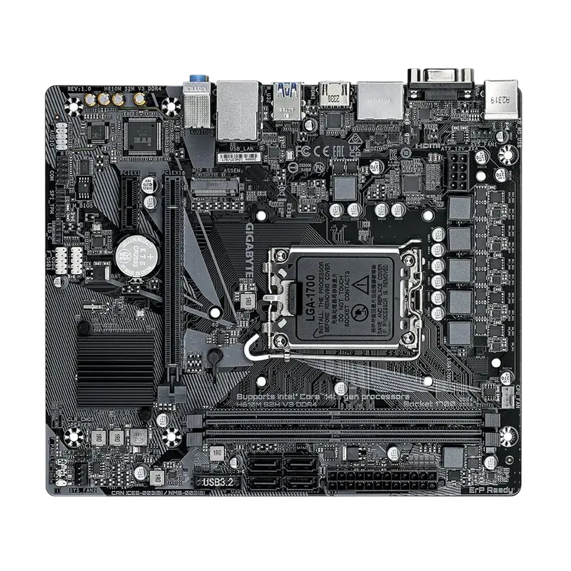 Gigabyte H610M S2H V3 DDR4 LGA1700 Micro-ATX