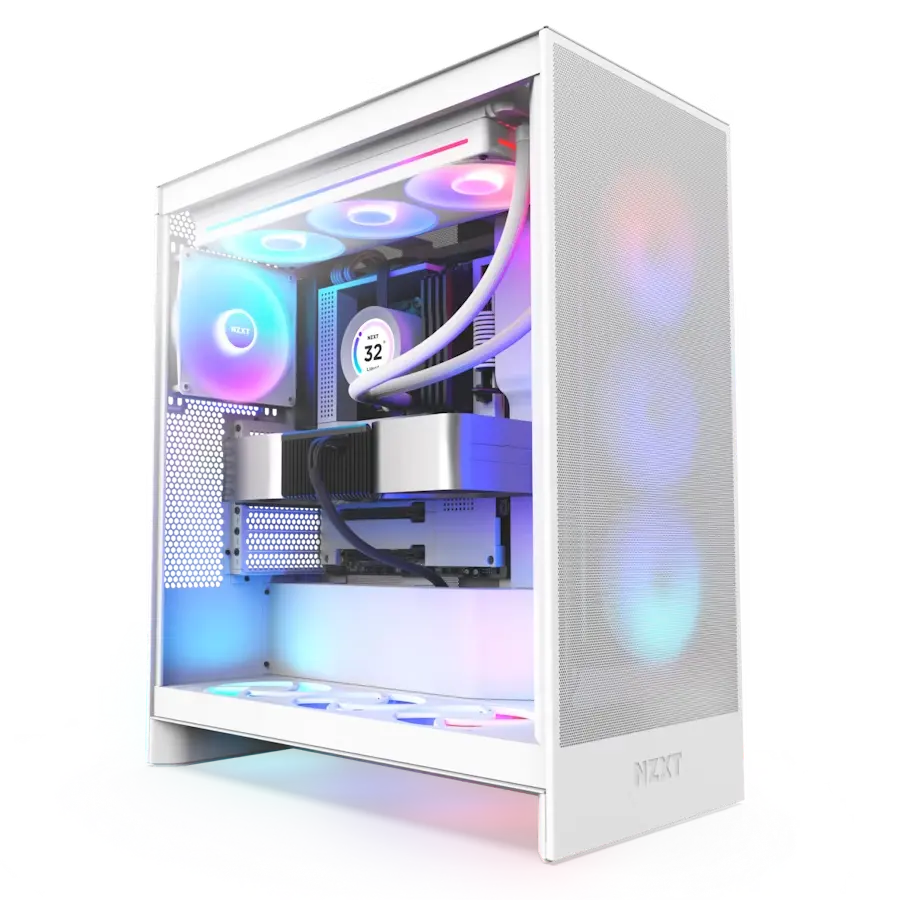 NZXT H7 Flow RGB Midi-Tower Alb