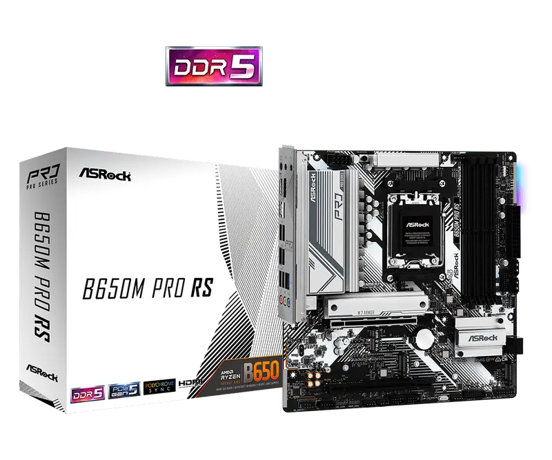 ASRock B650M PRO RS AM5 Micro-ATX