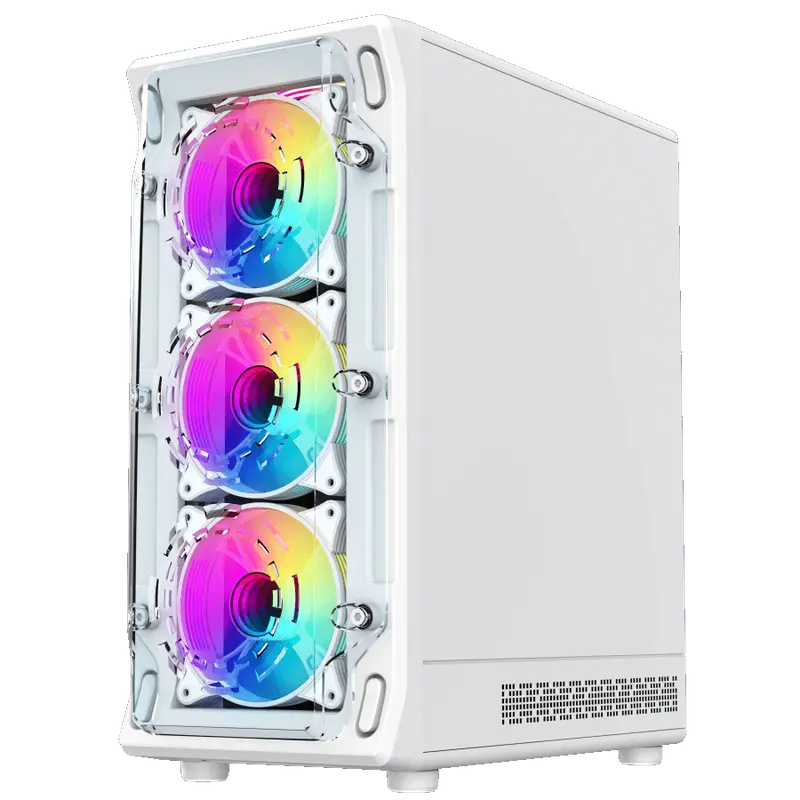 Gamemax STARLIGHT 2 AW Midi-Tower Alb