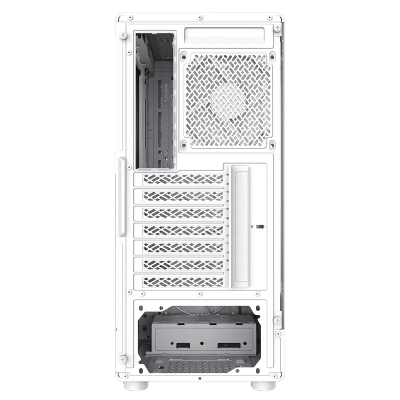 Gamemax STARLIGHT 2 AW Midi-Tower Alb