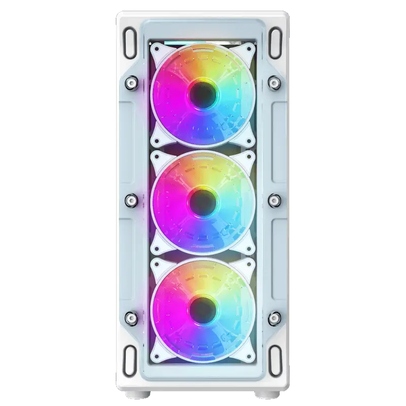 Gamemax STARLIGHT 2 AW Midi-Tower Alb
