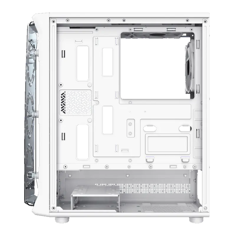 Gamemax STARLIGHT 2 AW Midi-Tower Alb