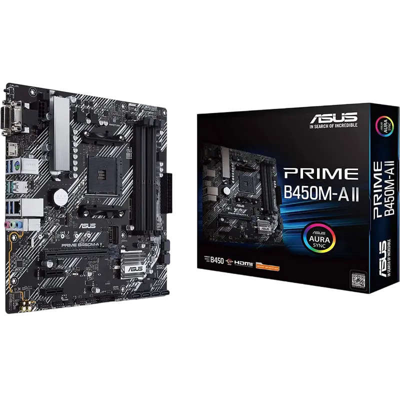 ASUS PRIME B450M-A II AM4 Micro-ATX
