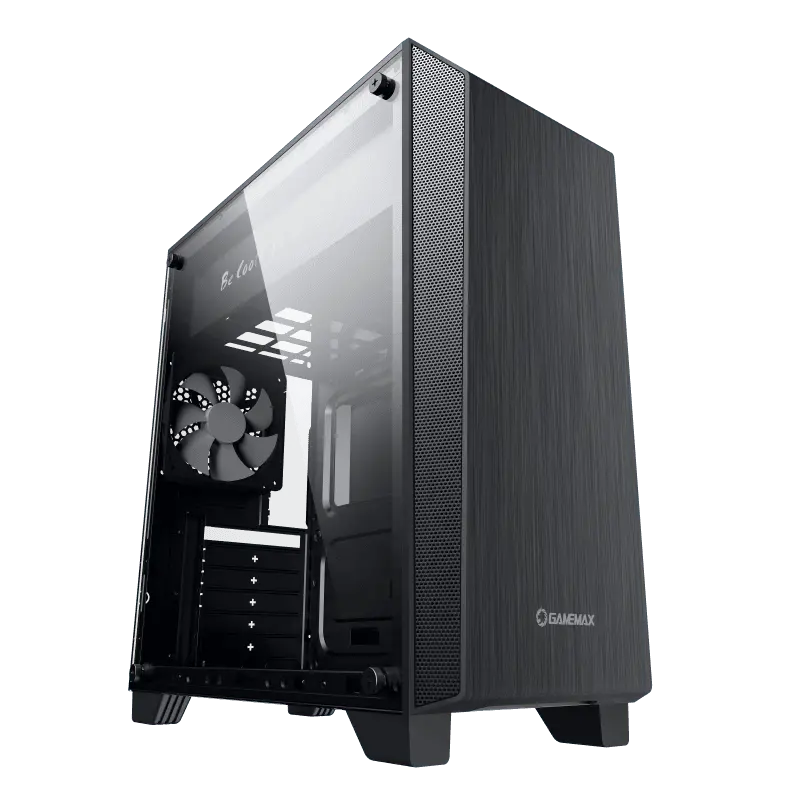 Gamemax NOVA N5 Midi-Tower Negru