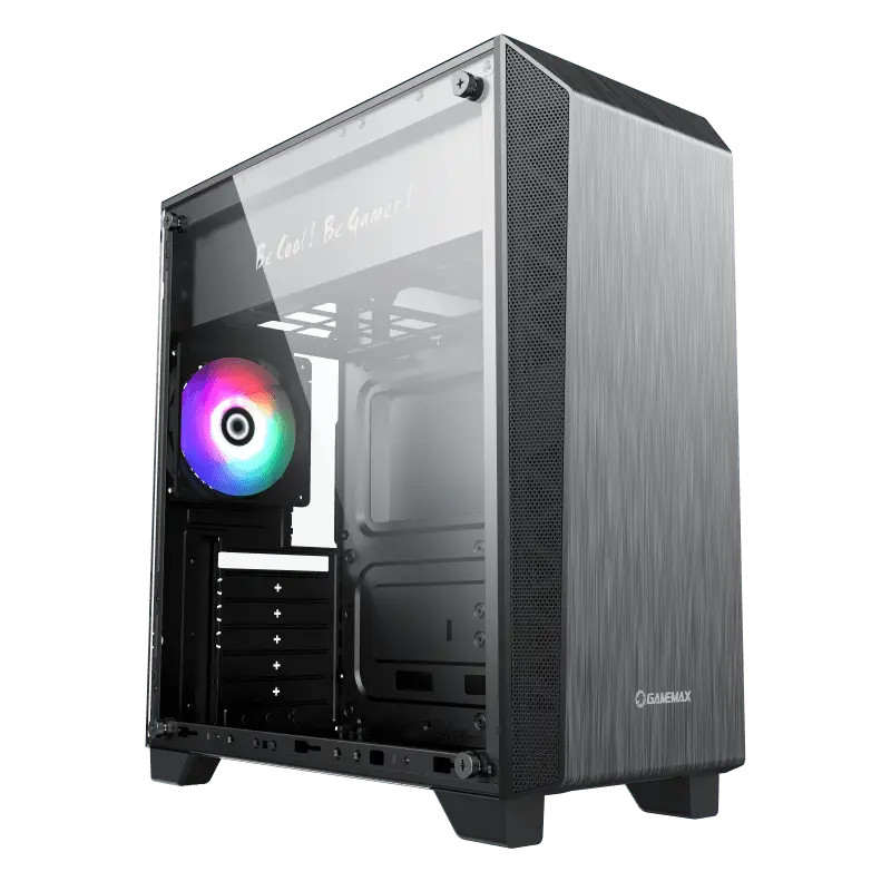 Gamemax NOVA N5 Midi-Tower Negru