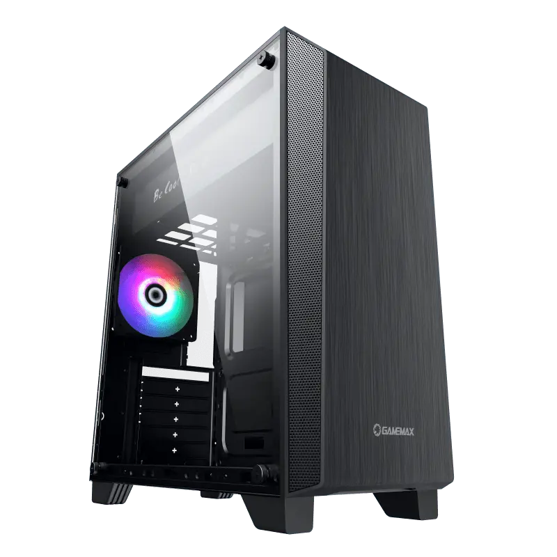 Gamemax NOVA N5 Midi-Tower Negru
