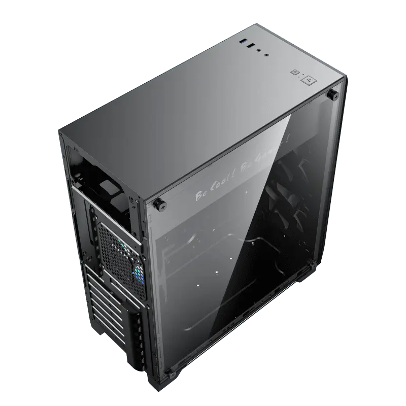 Gamemax NOVA N5 Midi-Tower Negru