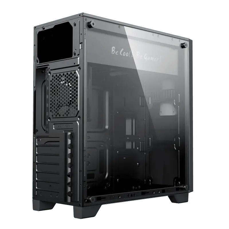 Gamemax NOVA N5 Midi-Tower Negru