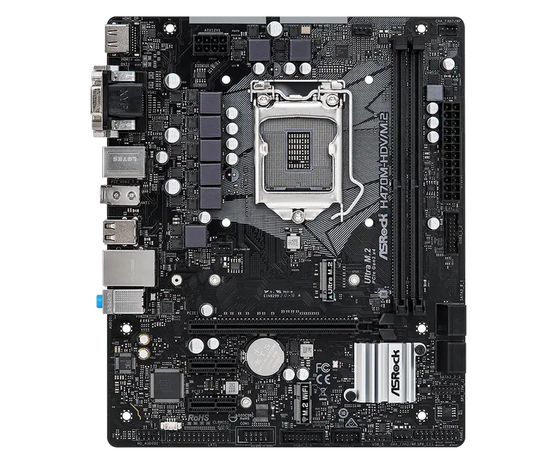 ASRock H470M-HDV/M.2 LGA1200 Micro-ATX