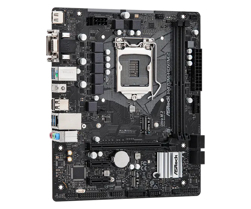 ASRock H470M-HDV/M.2 LGA1200 Micro-ATX