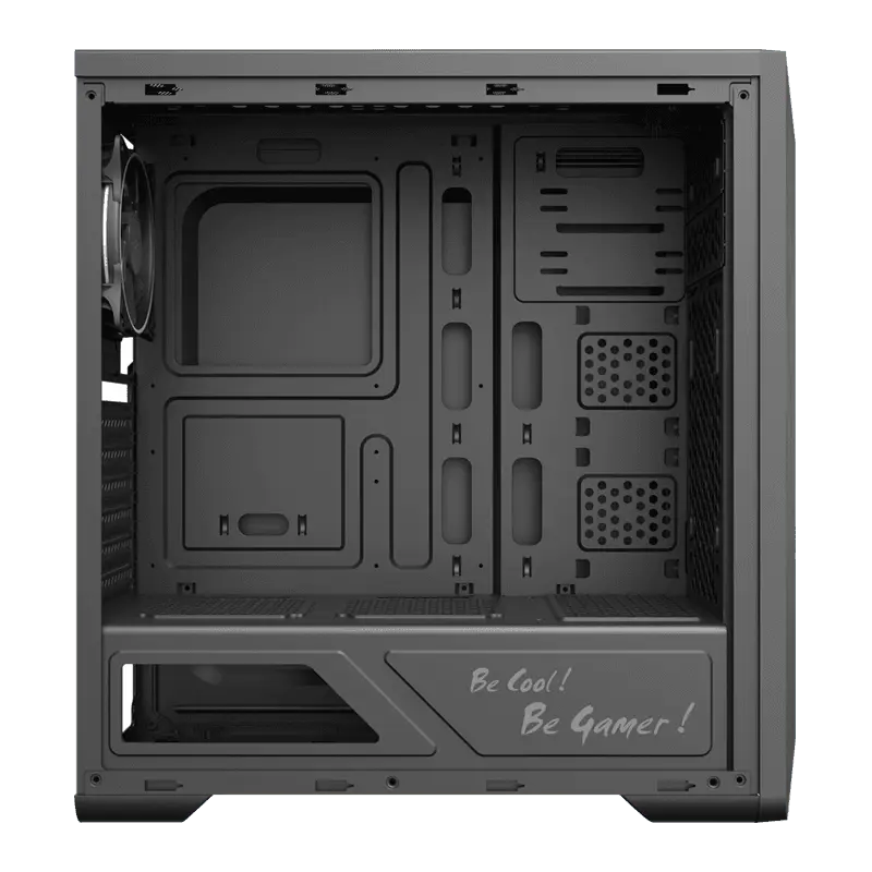 Gamemax SHINE Midi-Tower Negru