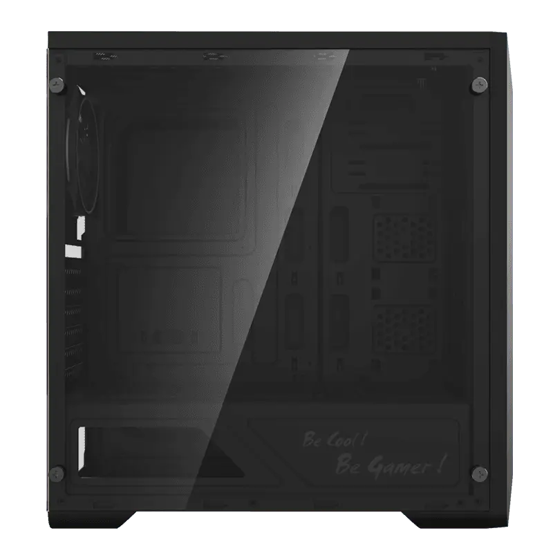 Gamemax SHINE Midi-Tower Negru
