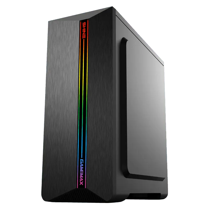 Gamemax SHINE Midi-Tower Negru