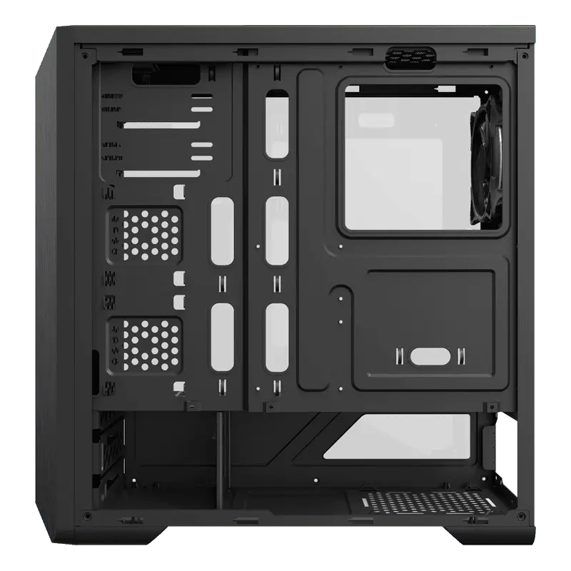 Gamemax SHINE Midi-Tower Negru