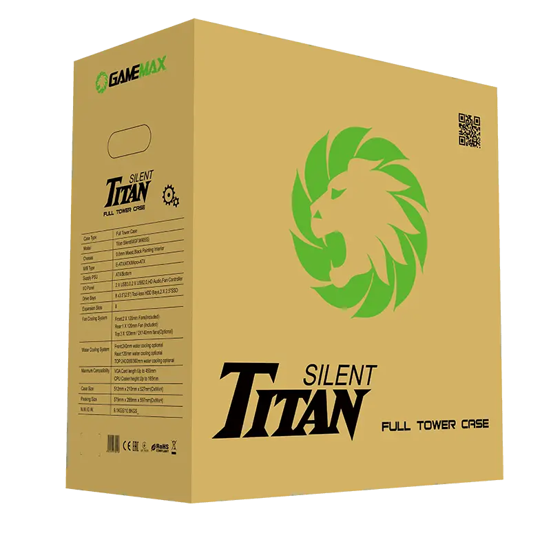 Gamemax TITAN Silent Full-Tower Negru