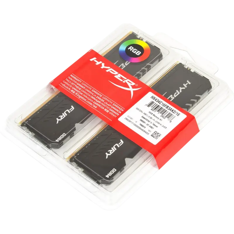 Kingston HyperX FURY RGB 32GB DDR4 3600MHz