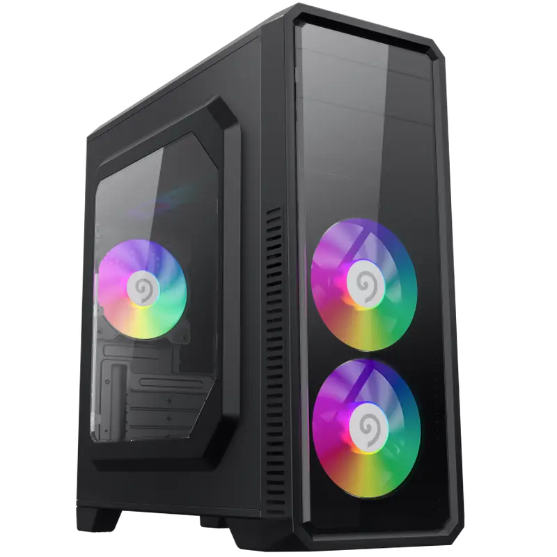 Gamemax G561-BK Midi-Tower Negru