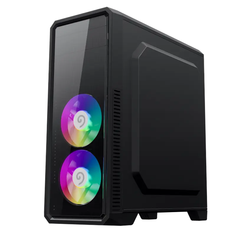 Gamemax G561-BK Midi-Tower Negru