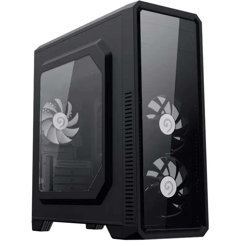 Gamemax G561-BK Midi-Tower Negru