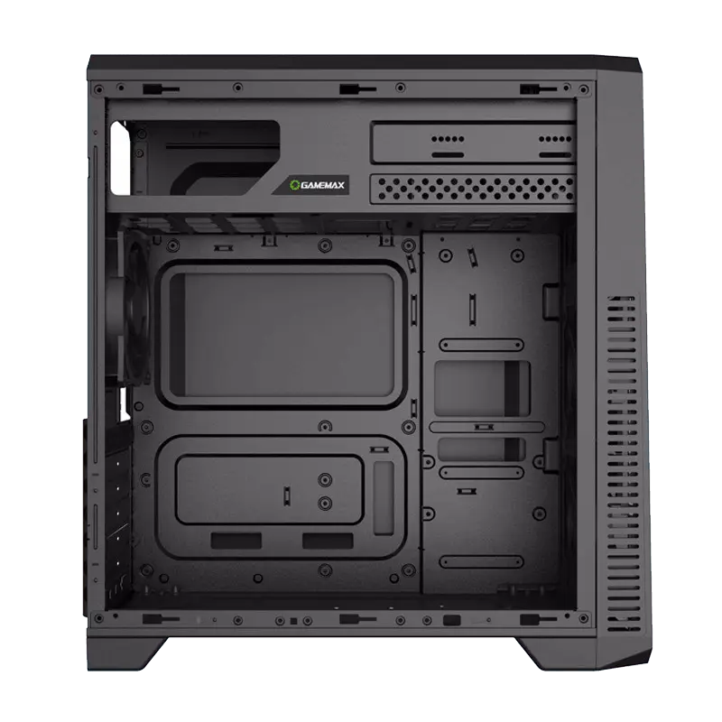 Gamemax G561-BK Midi-Tower Negru