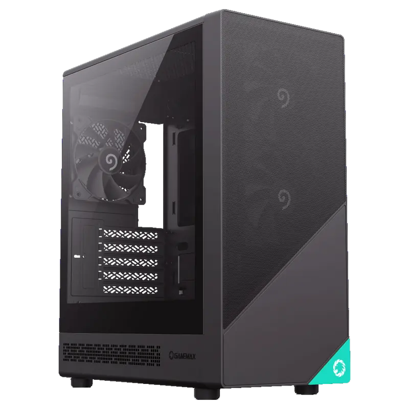 Gamemax FOCUS MB Mini-Tower Черный