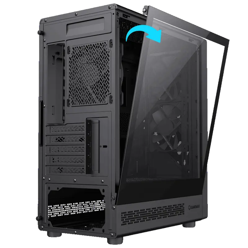 Gamemax FOCUS MB Mini-Tower Черный