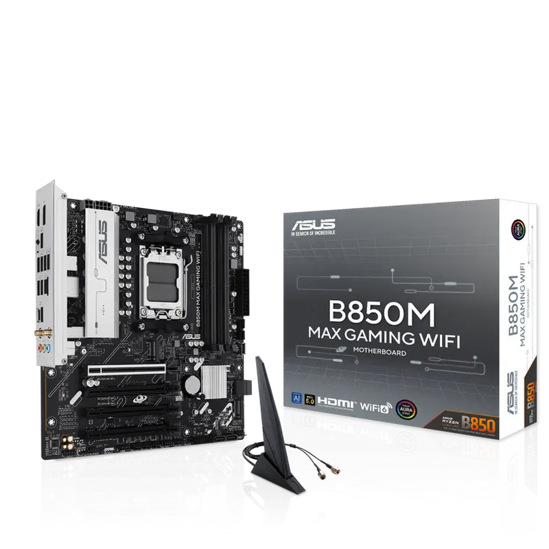 ASUS B850M MAX GAMING WIFI AM5 Micro-ATX