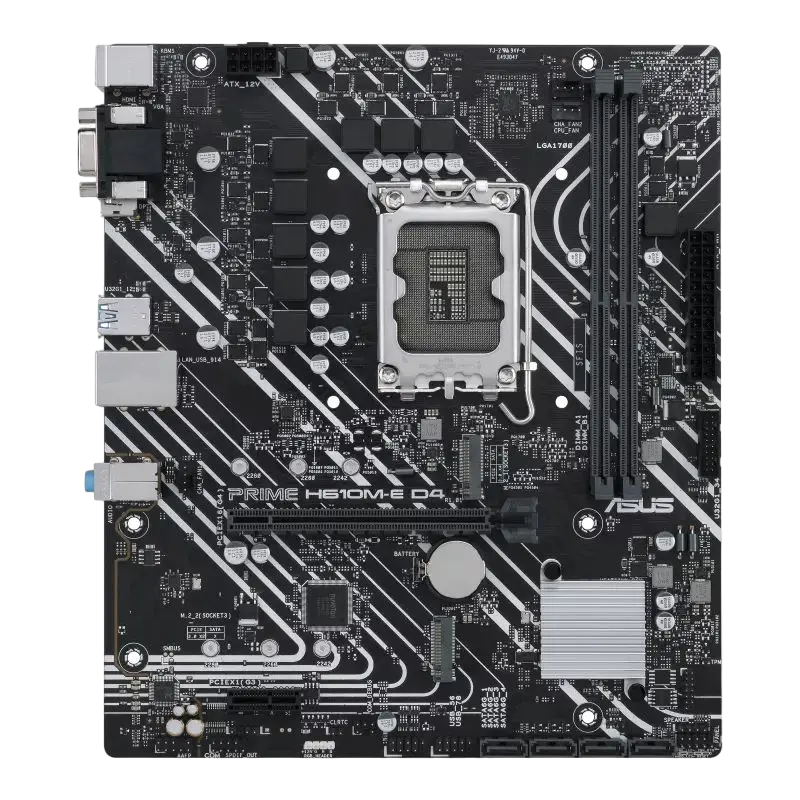 ASUS PRIME H610M-E D4 LGA1700 Micro-ATX