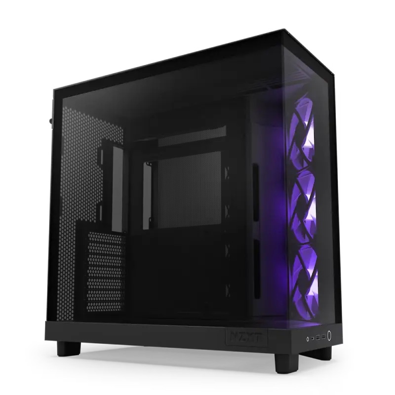 NZXT H6 Flow RGB Midi-Tower Negru