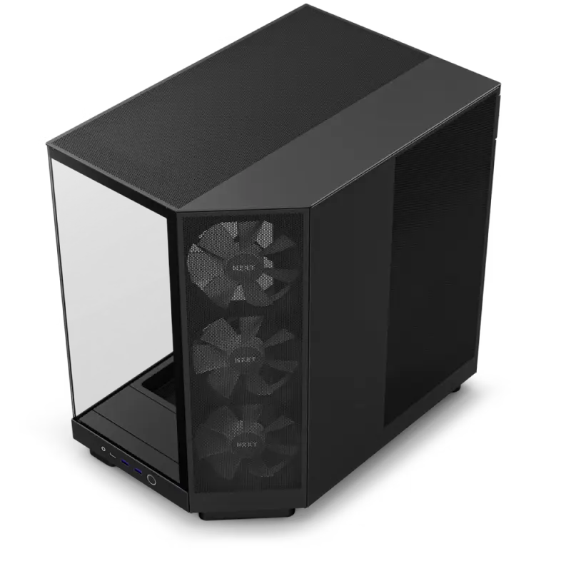 NZXT H6 Flow RGB Midi-Tower Negru
