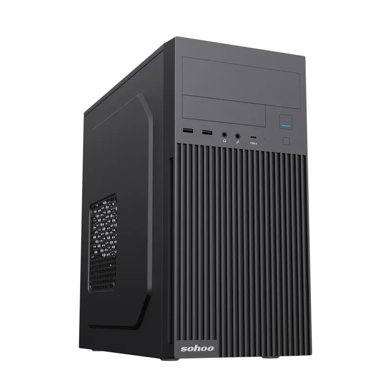 Sohoo 6521BK Midi-Tower Negru