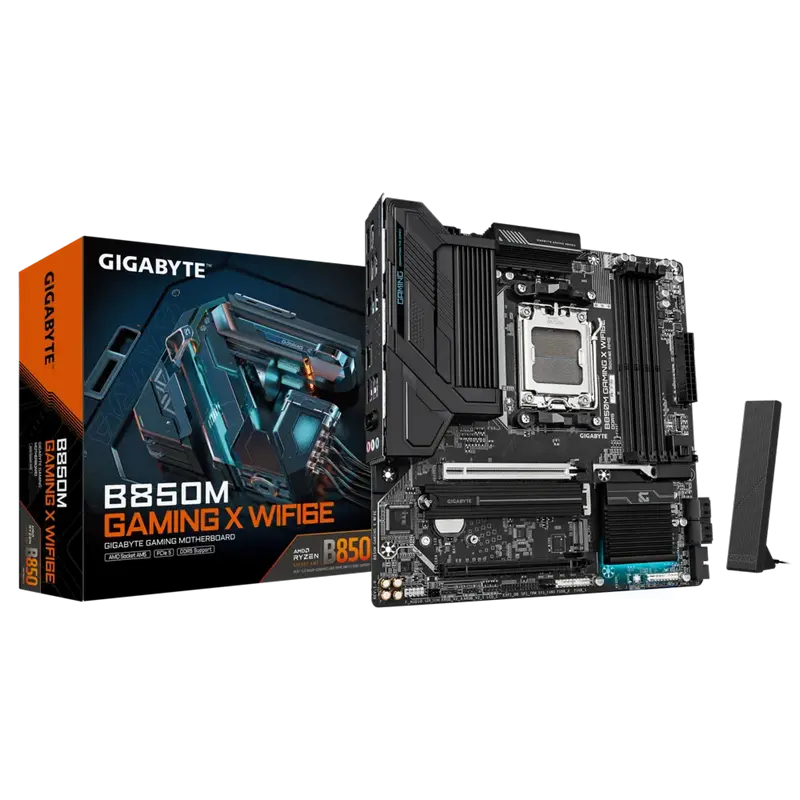 Gigabyte B850M GAMING X WF6E, AM5, AMD B850, Micro-ATX