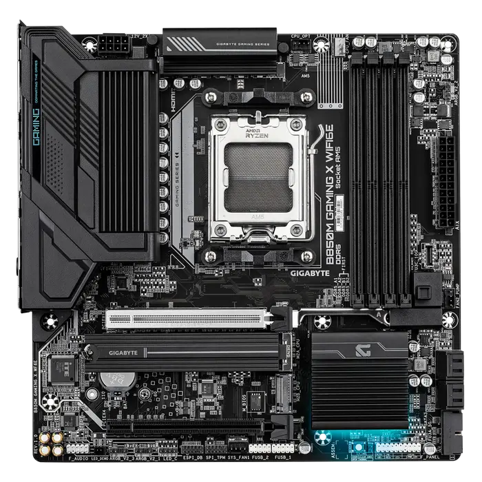 Gigabyte B850M GAMING X WF6E, AM5, AMD B850, Micro-ATX
