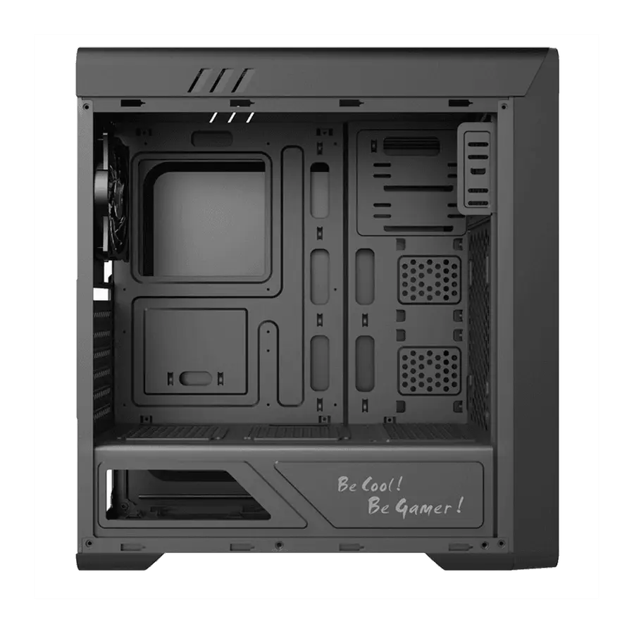 Gamemax ROCKSTAR Midi-Tower Negru