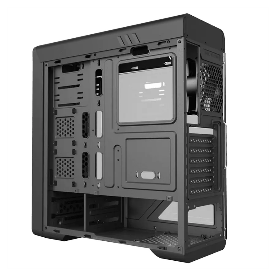Gamemax ROCKSTAR Midi-Tower Negru