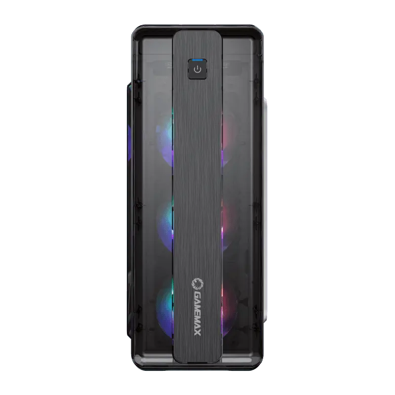 Gamemax MOONLIGHT FRGB WT Midi-Tower Alb