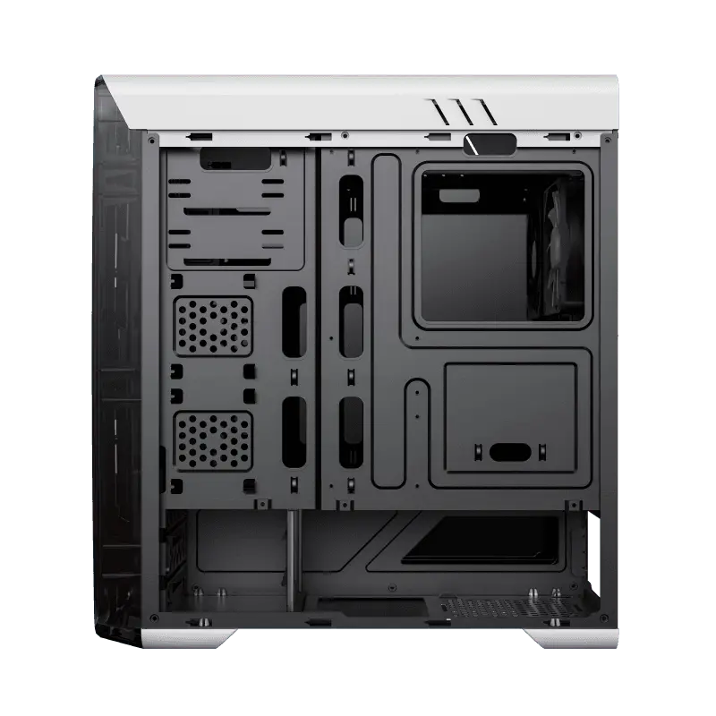 Gamemax MOONLIGHT FRGB WT Midi-Tower Alb