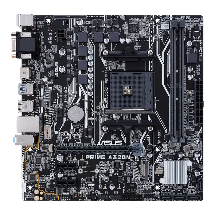 ASUS PRIME A320M-K AM4 Micro-ATX