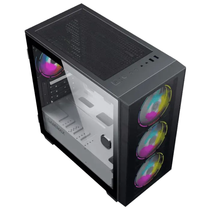 Gamemax AERO MINI Mini-Tower Negru