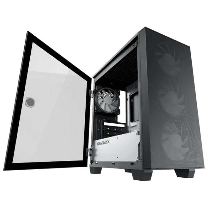 Gamemax AERO MINI Mini-Tower Negru