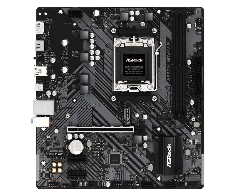ASRock A620M-HDV/M.2 AM5 Micro-ATX