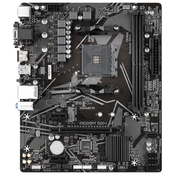 Gigabyte A520M S2H AM4 Micro-ATX