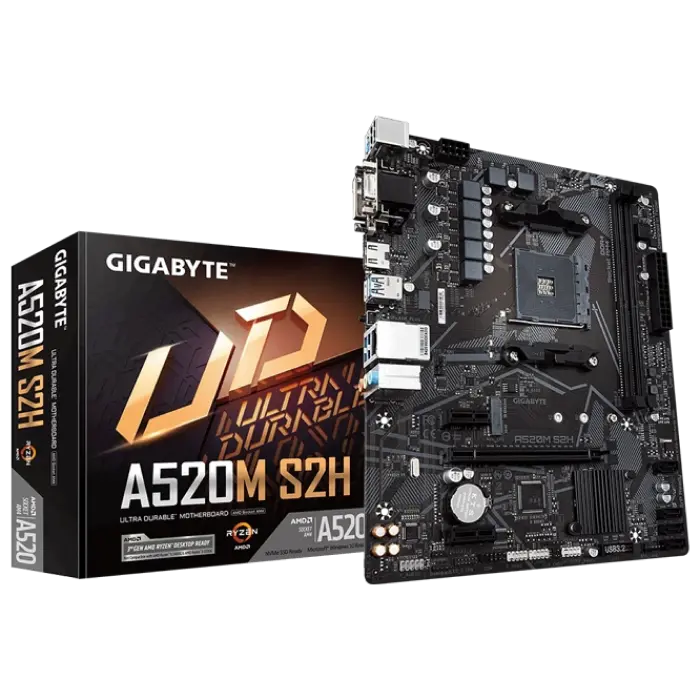 Gigabyte A520M S2H AM4 Micro-ATX