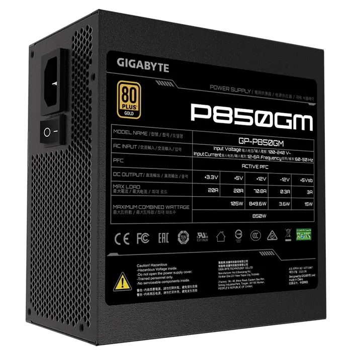 Gigabyte GP-P850GM 850W ATX