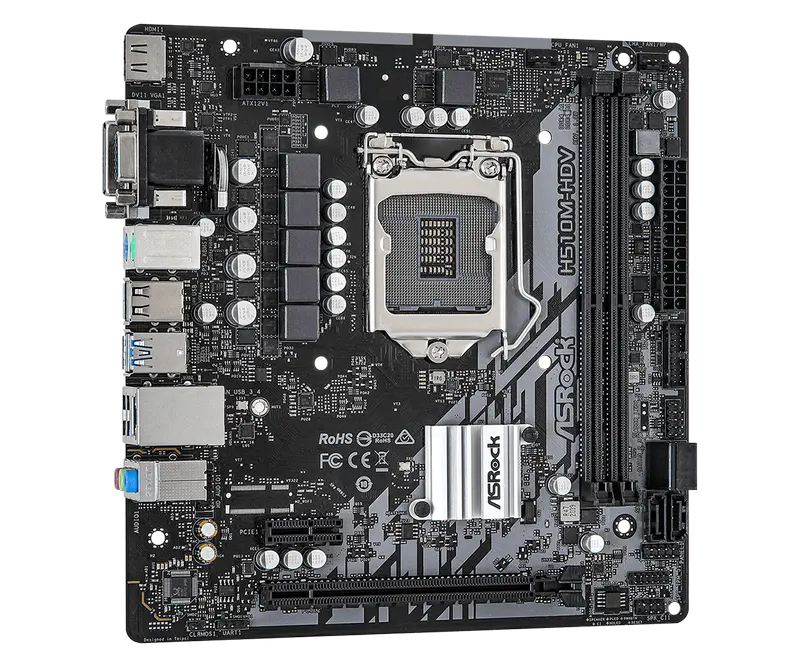ASRock H510M-HDV LGA1200 Micro-ATX