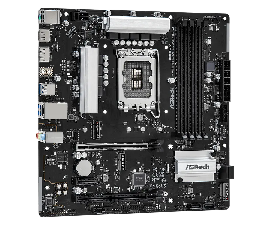 ASRock B660M PHANTOM GAMING 4 LGA1700 Micro-ATX