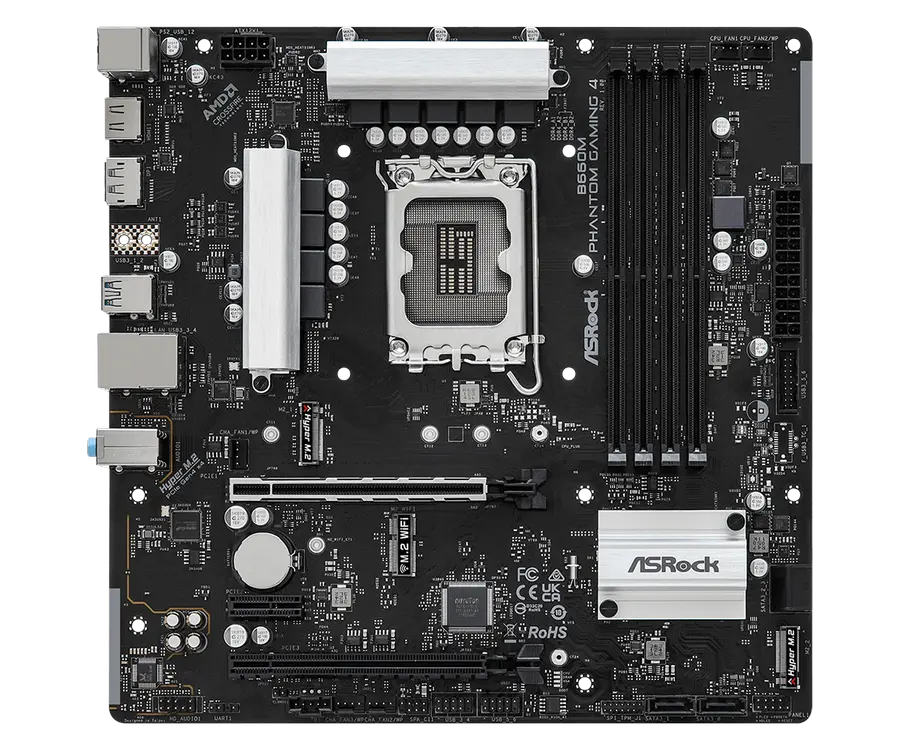 ASRock B660M PHANTOM GAMING 4 LGA1700 Micro-ATX