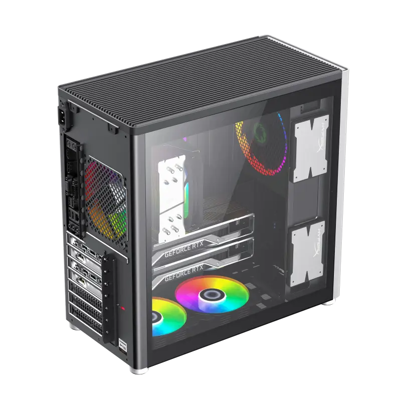 Gamemax SPARK PRO WT Mini-Tower Alb