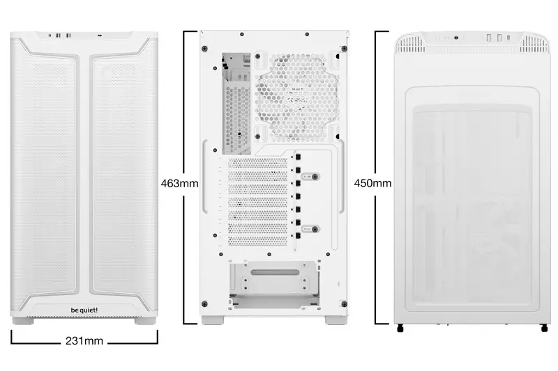 be quiet! PURE BASE 501 DX Midi-Tower Alb
